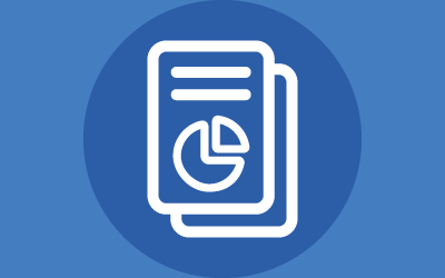 Two financial documents stacked icon