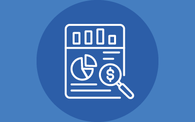 Financial report icon